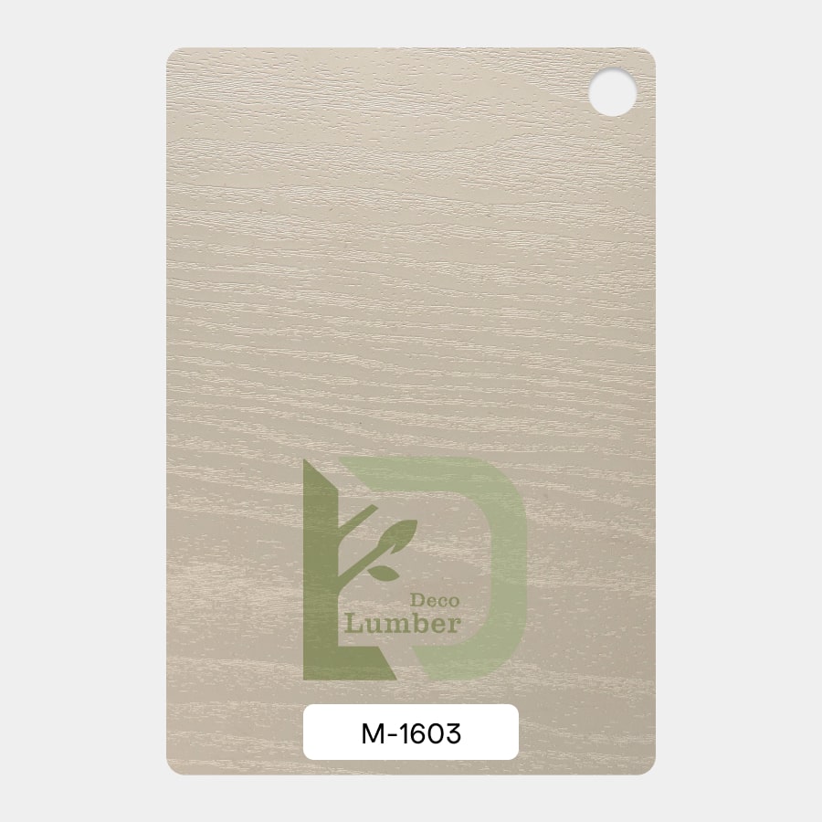 روکش وکیوم ممبران سفید مات کد M-1603 با بافت صاف با طرح چوب - محصولی از لامبردکو