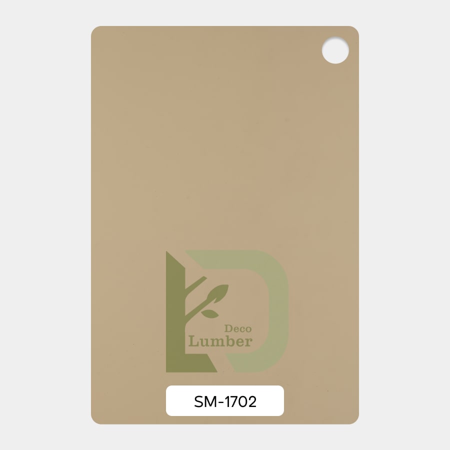 روکش وکیوم ممبران کرم سوپر مات کد SM-1702 با بافت صاف و مخملی - محصولی از لامبردکو
