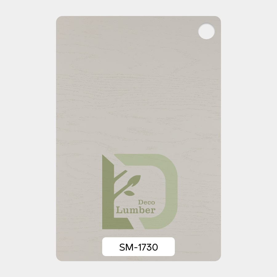 روکش وکیوم ممبران سفید طرح‌دار سوپر مات کد SM-1730 با بافت صاف با طرح چوب - محصولی از لامبردکو
