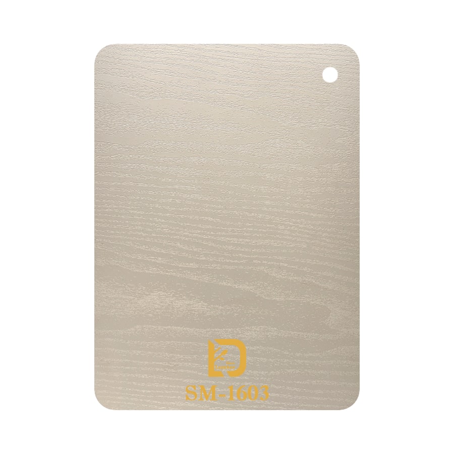 روکش وکیوم ممبران سفید طرح چوب سوپر مات کد SM-1603 با بافت صاف با طرح چوب - محصولی از لامبردکو