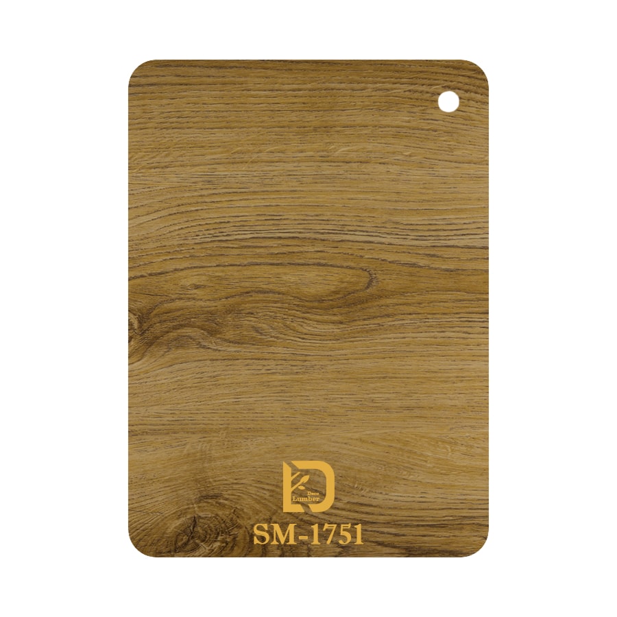 روکش وکیوم ممبران قهوه‌ای طرح چوب سوپر مات کد SM-1751 با بافت صاف و مخملی - محصولی از لامبردکو